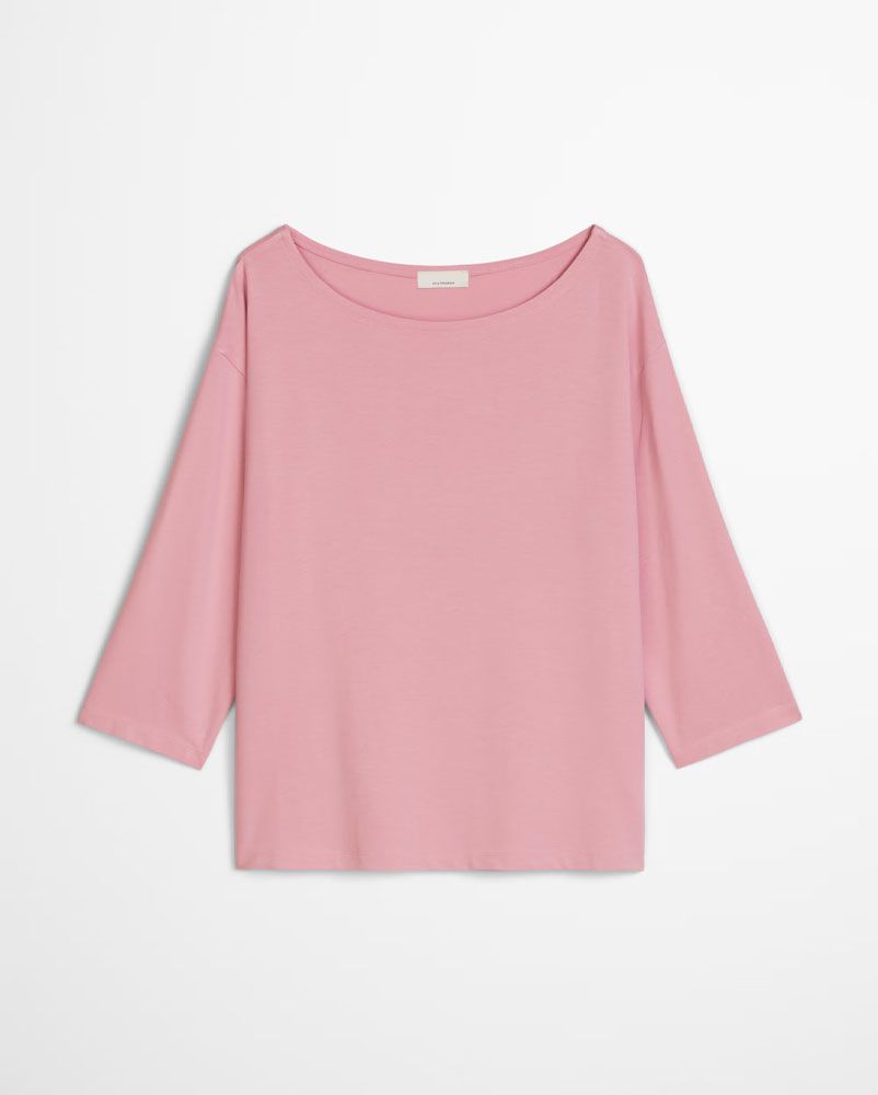 MARC O'POLO 3/4 T-Shirt mit weitem Ausschnitt