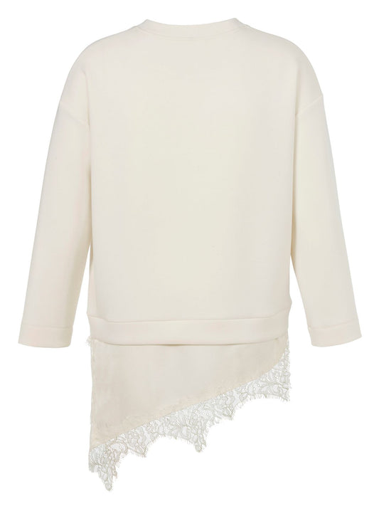 FRAPP Sweatshirt Rundhals 1/1 Arm Materialmix