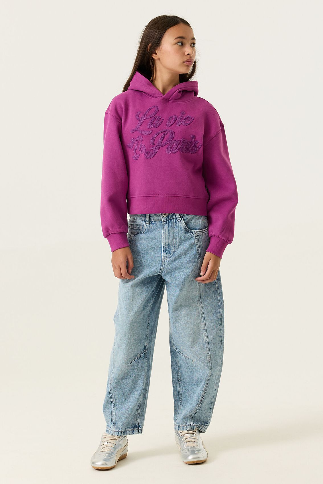 Hoodie mit Teddy-Schriftzug