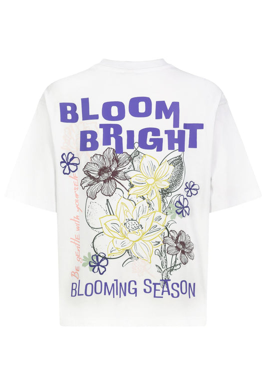 SUBLEVEL Damen, Shirt kurzarm, white