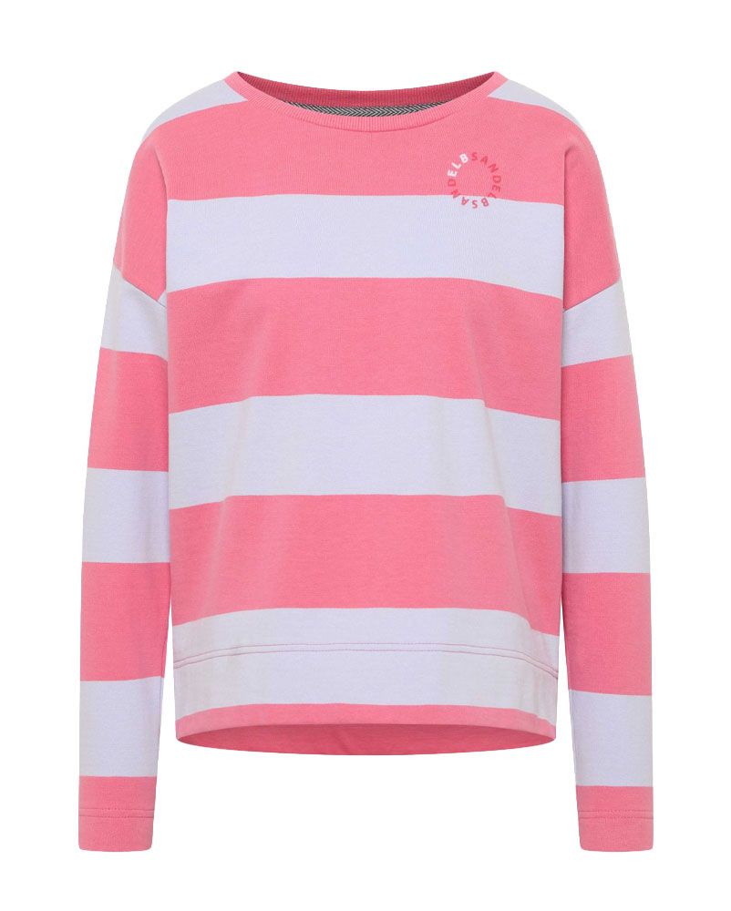 ELBSAND Sweatshirt mit Blockstreifen