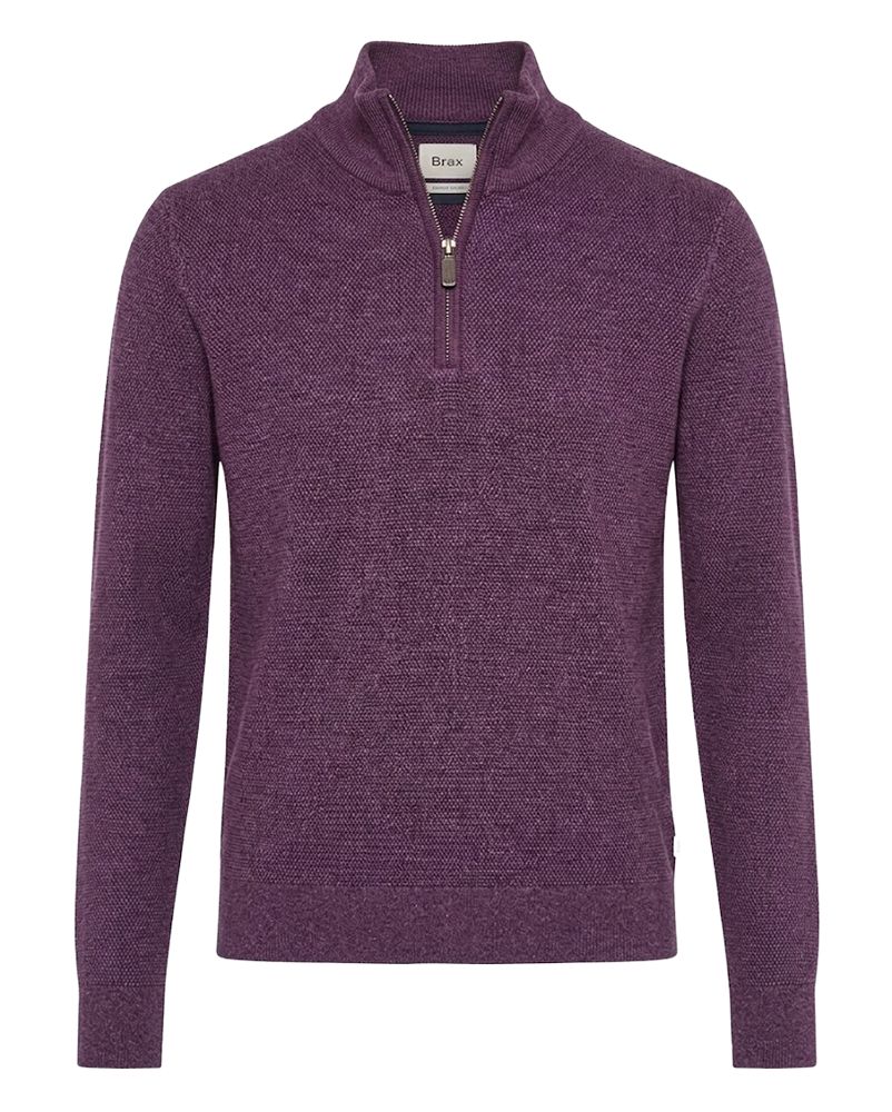 BRAX Strickpullover mit Stehkragen