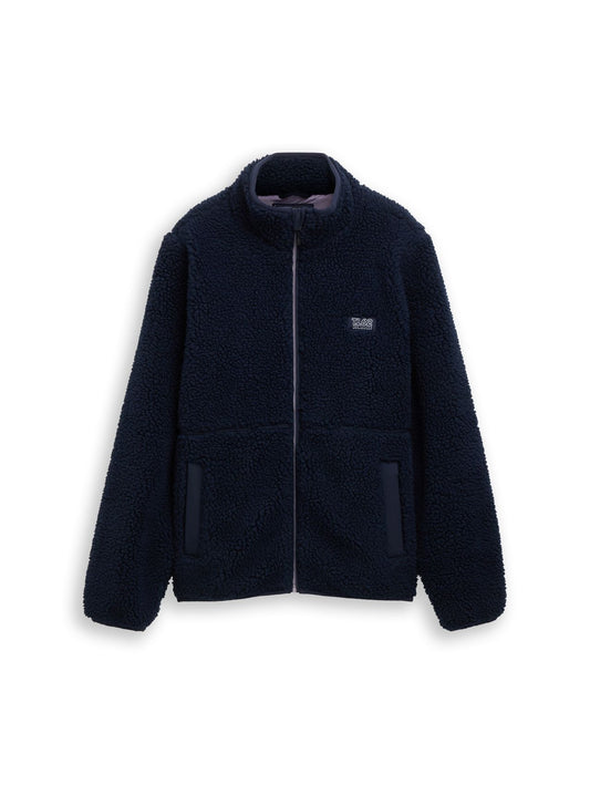 Teddy Jacke mit Stehkragen