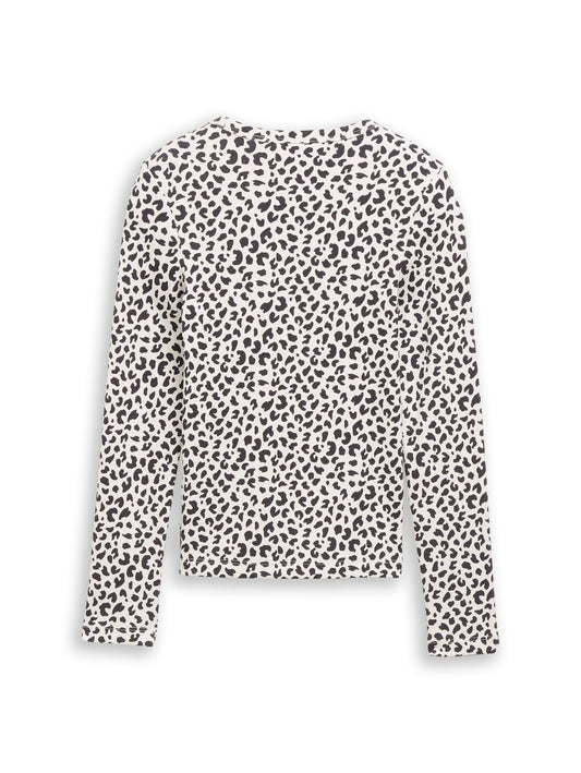 TOM TAILOR Langarmshirt mit Rippstruktur