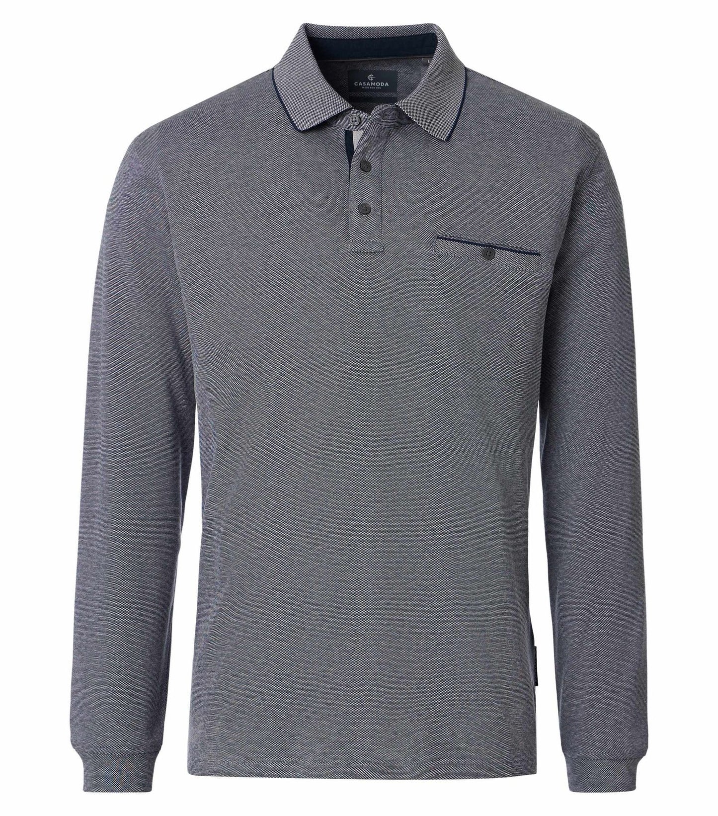 Polo-Shirt Langarm