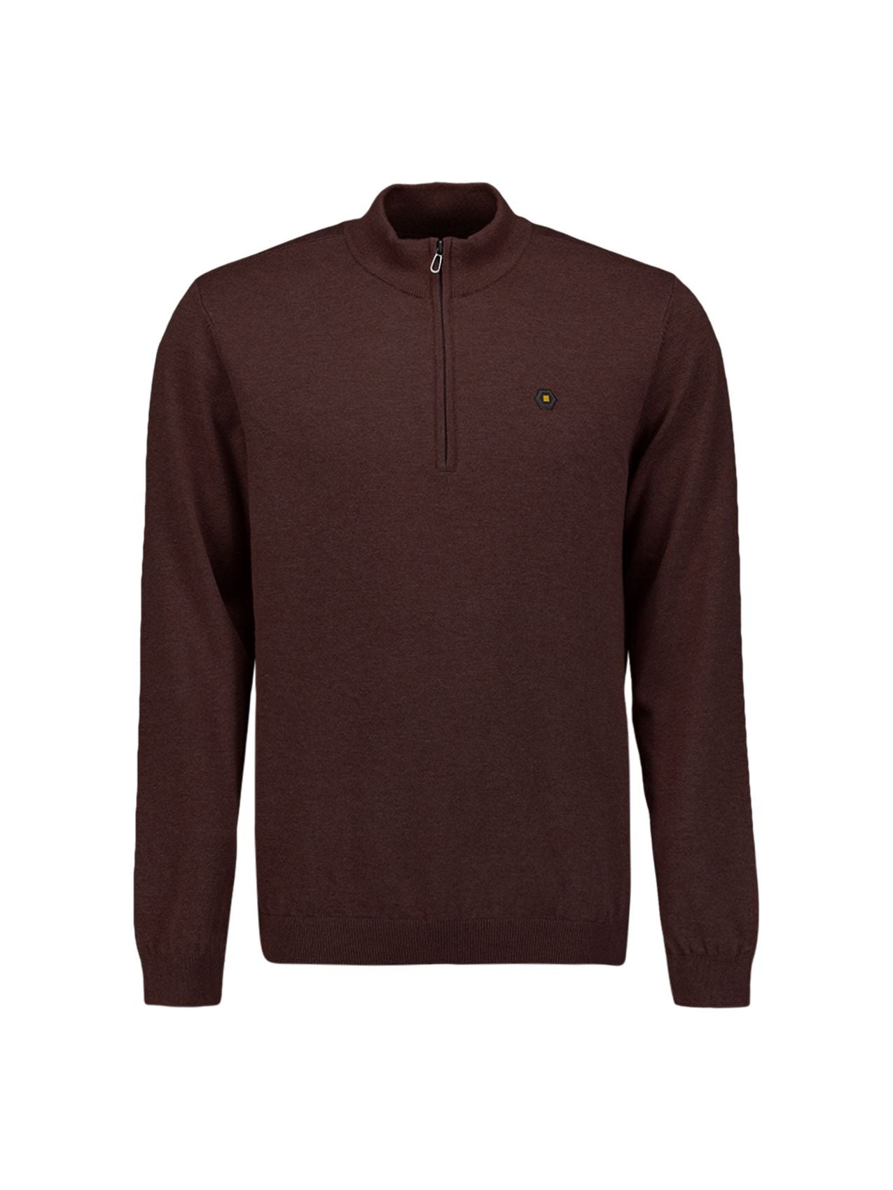 Pullover Half Zip Melange