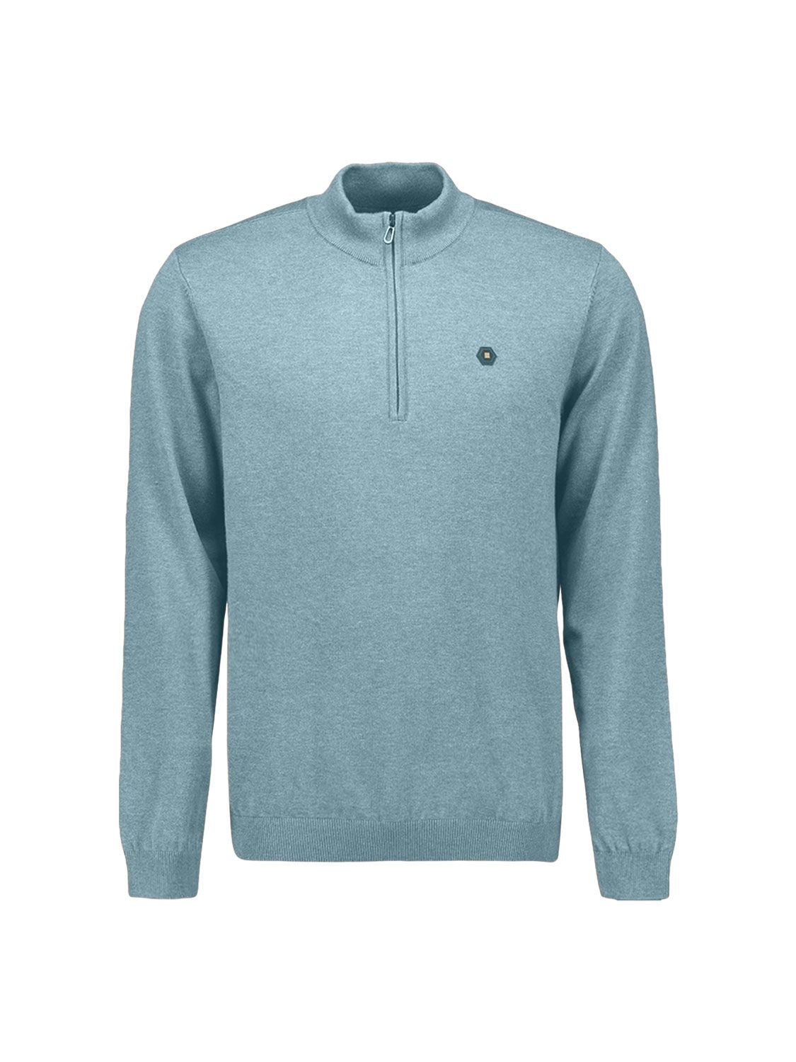 Pullover Half Zip Melange