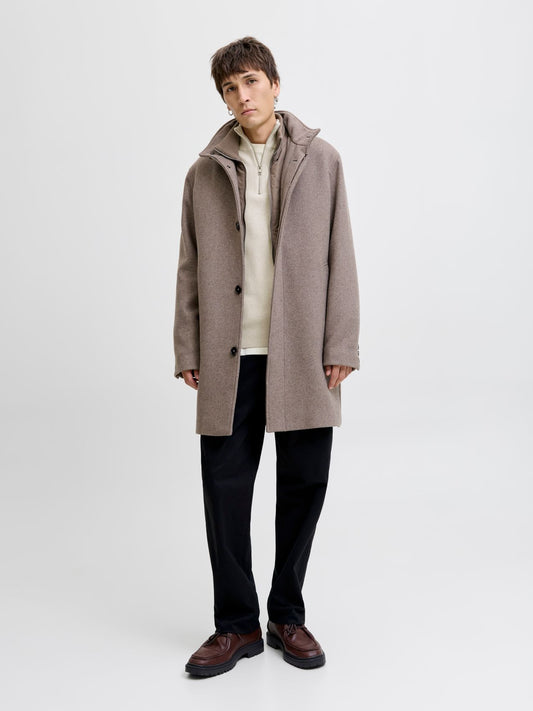 JJMILANO STITCH KNIT HALF ZIP SN