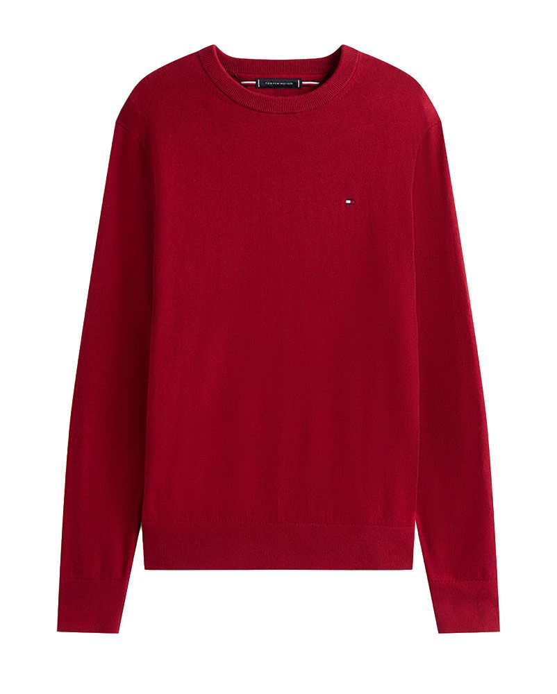 Rundhals-Pullover mit Kaschmiranteil