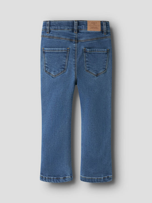 BESTSELLER NMFSALLI BOOT FLEECE JEANS 6009-AN