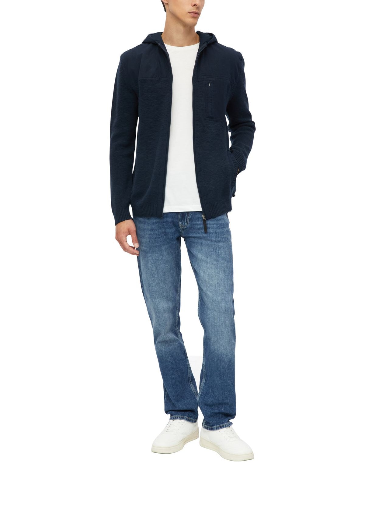 Sportive Strickjacke