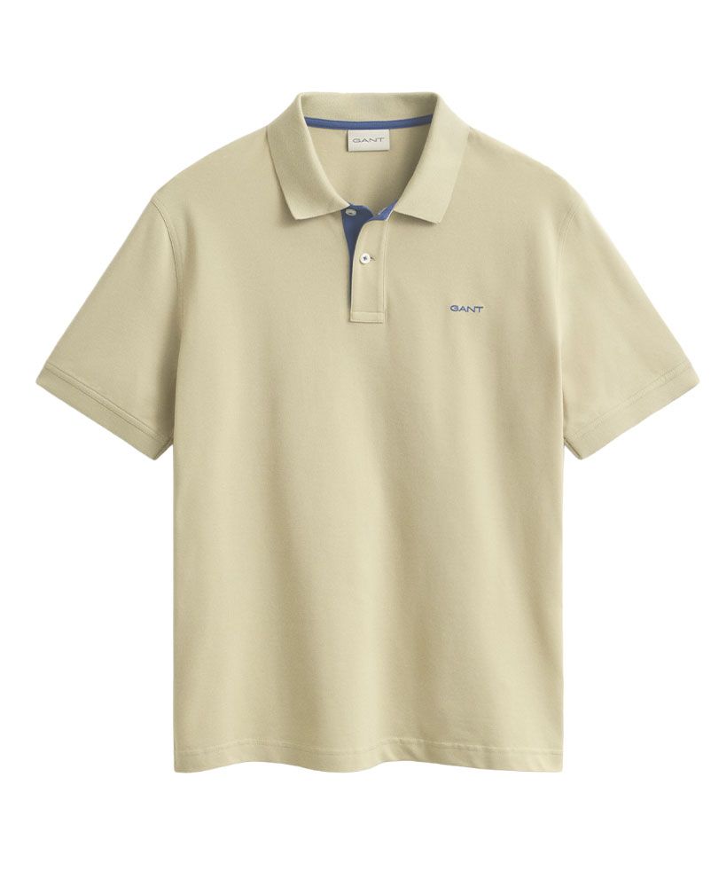 GANT Kontrast Piqué Poloshirt im Regular Fit