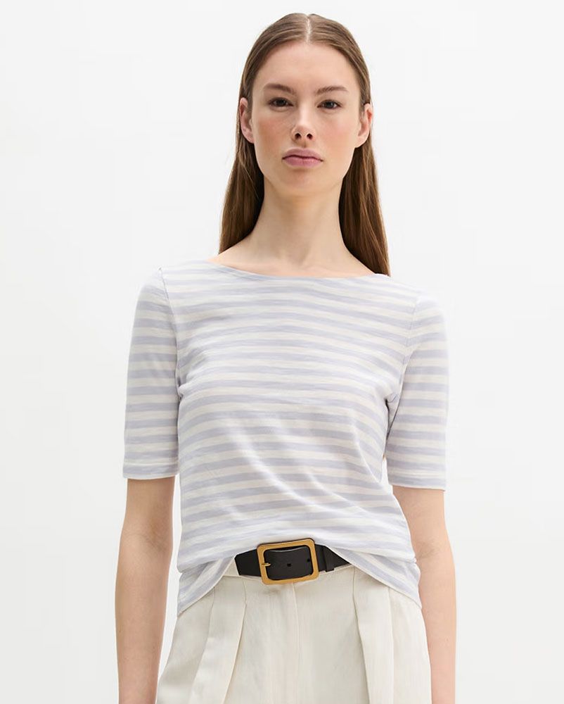 Gestreiftes T-Shirt aus Organic Cotton-Jersey