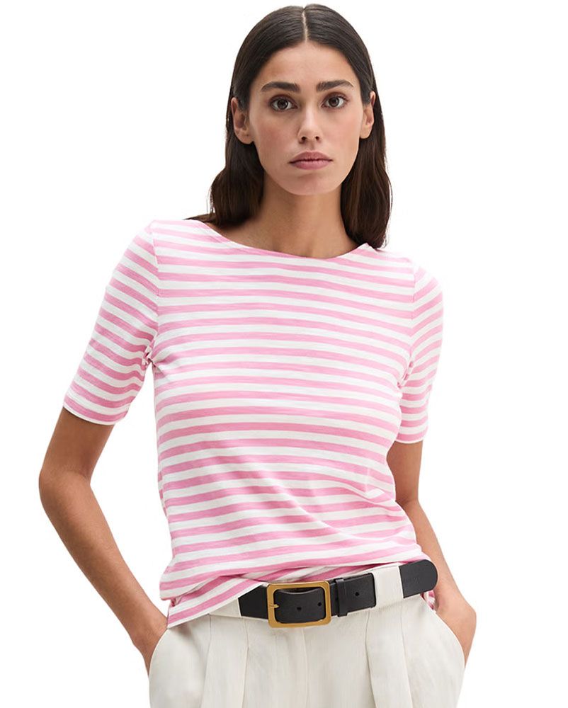 Gestreiftes T-Shirt regular aus Organic Cotton-Jersey