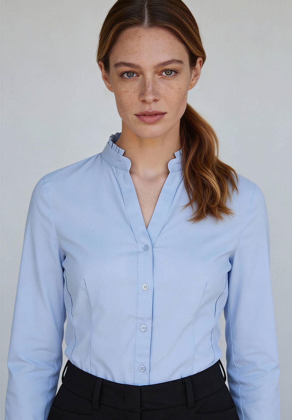 MORE & MORE Baumwoll/Stretch Bluse
