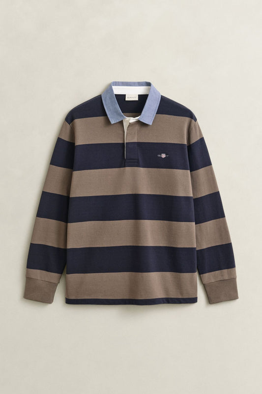 GANT Rugbyshirt mit Blockstreifen