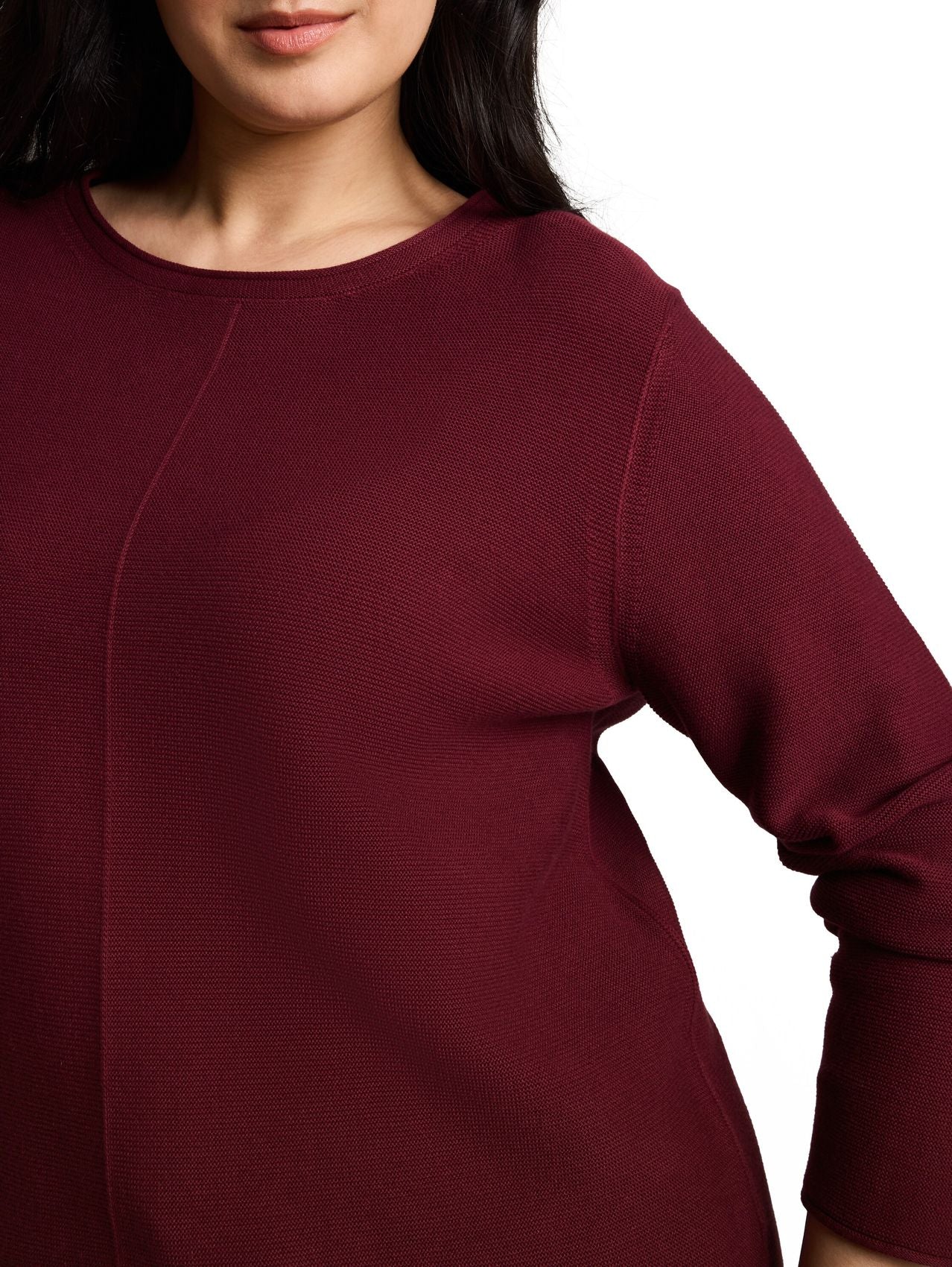 TOM TAILOR Plus Size - Strickpullover aus Baumwolle