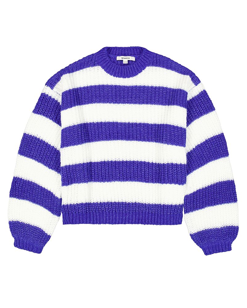 GARCIA Strickpullover mit Blockstreifen