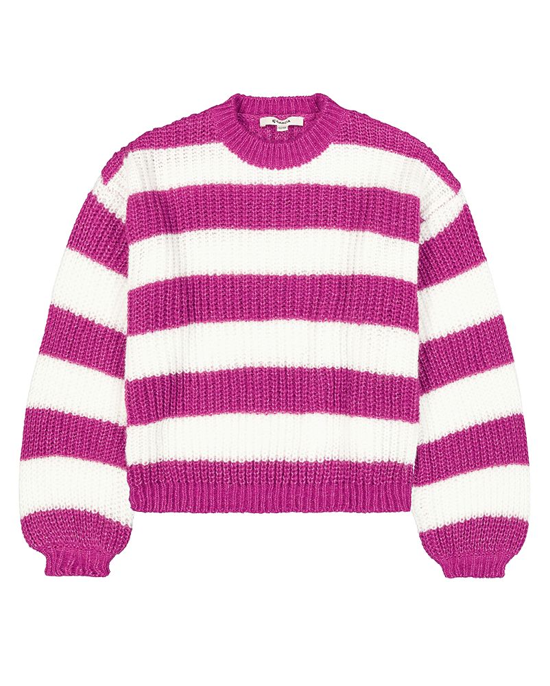 GARCIA Strickpullover mit Blockstreifen