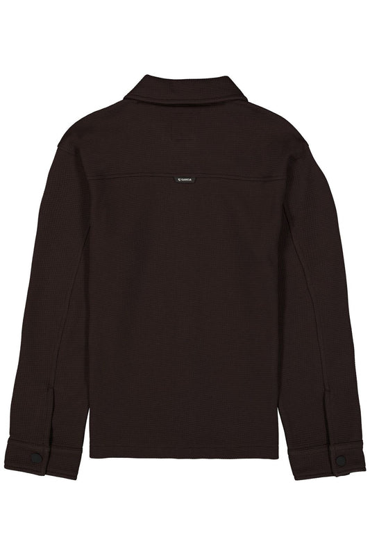 GARCIA Overshirt mit Waffelstruktur