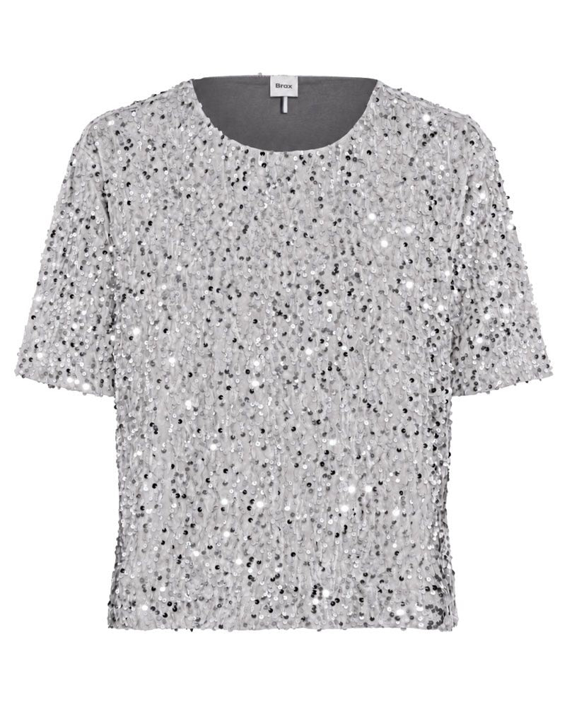 BRAX T-Shirt mit Pailletten "Cara S"