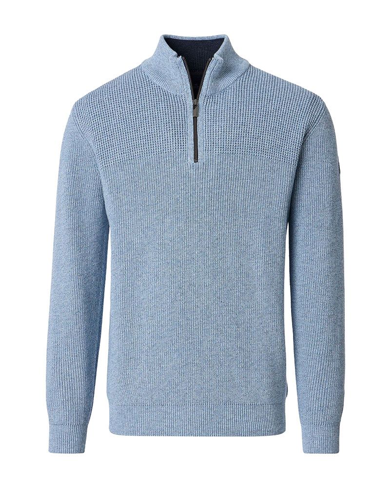 CASA MODA Stricktroyer mit Stehkragen