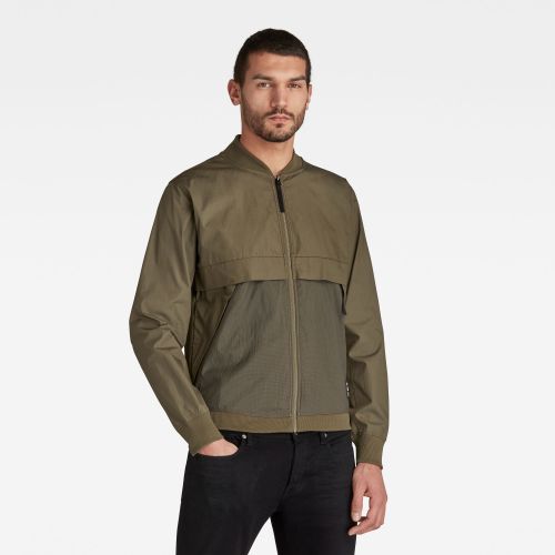 G-STAR G-STAR Mixed wvn baseball zip through