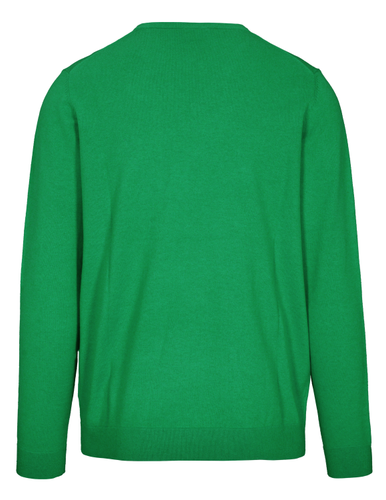 BASEFIELD V-Pullover mit Stickerei