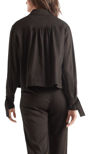 MARC CAIN Hemdjacke aus Leinenmix