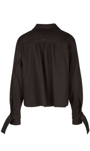 MARC CAIN Hemdjacke aus Leinenmix