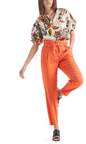 MARC CAIN Floral bedruckte Bluse aus Baumwolle