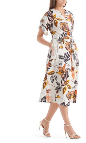 MARC CAIN Hemdblusenkleid aus Baumwolle