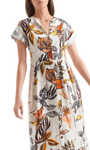 MARC CAIN Hemdblusenkleid aus Baumwolle