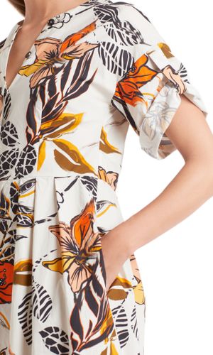 MARC CAIN Hemdblusenkleid aus Baumwolle