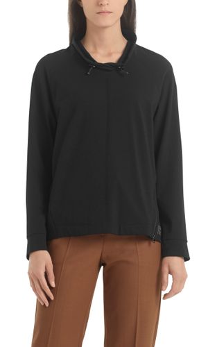 MARC CAIN Sweatshirt mit Reißverschluss-Detail