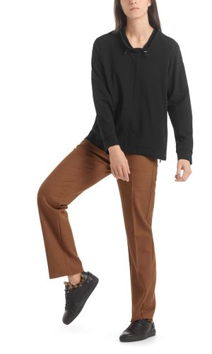 MARC CAIN Sweatshirt mit Reißverschluss-Detail