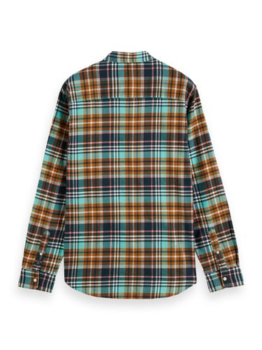 SCOTCH & SODA Checked lightweight twill shirt in, Combo A