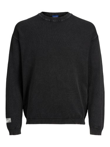 JACK & JONES JACK&JONES JORACE KNIT CREW NECK BLK