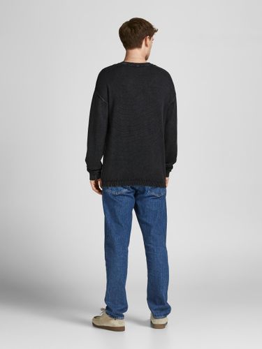 JACK & JONES JACK&JONES JORACE KNIT CREW NECK BLK