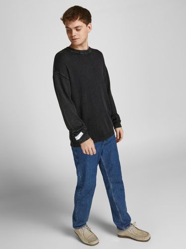 JACK & JONES JACK&JONES JORACE KNIT CREW NECK BLK
