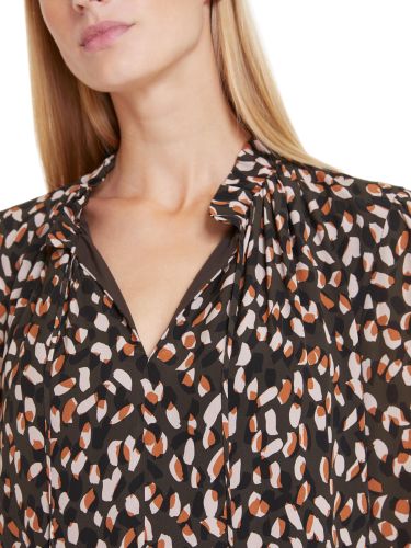 MARC CAIN Gemustertes Kleid aus Viskose