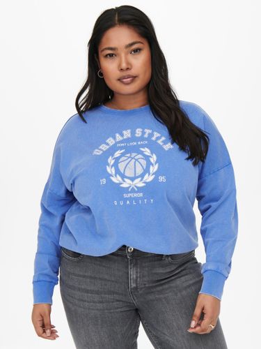 ONLY CARMAKOMA CARMILLE L/S OVERSIZE O-NECK SWT JRS