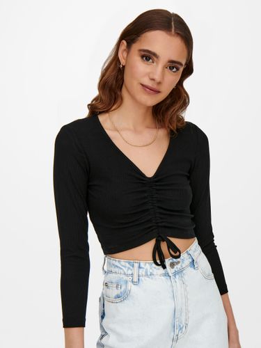 ONLY ONLY ONLPENOLOP 7/8 RUCHING TOP JRS NOOS