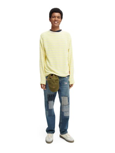 SCOTCH & SODA Striped structured felpa crewneck s, Combo C