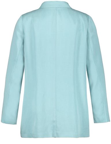 SAMOON Offener Blazer aus Lyocell-Leinen