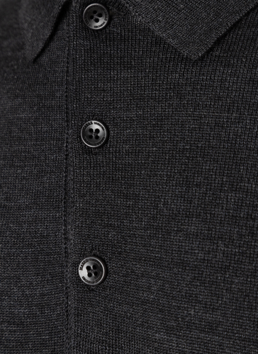 MAERZ Pullover Polokragen Knopf 1/1 Arm