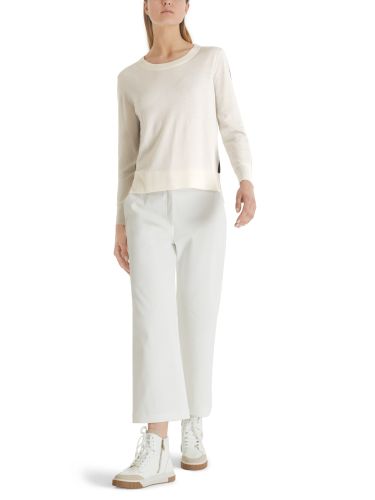 MARC CAIN Pullover mit Kontrastfarbstreifen