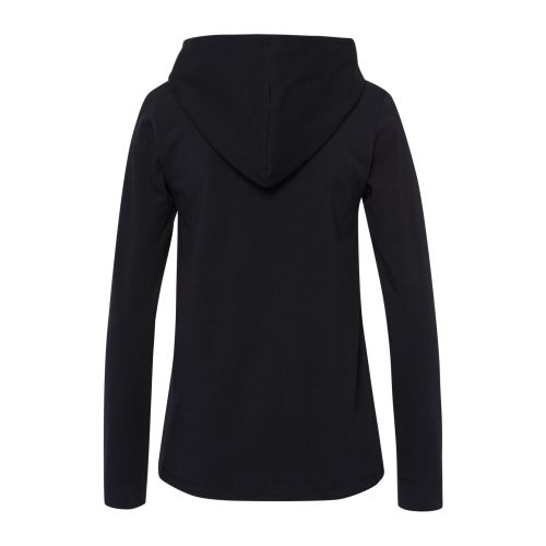 MORE & MORE T-Shirt mit Kapuze schwarz