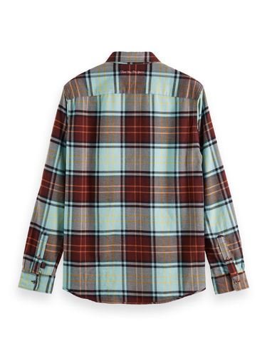 SCOTCH & SODA Regular fit Mid-weight brushed Flan, Combo B