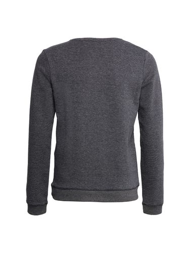 TOM TAILOR Sweatshirt platzierter Druck 1, navy-white